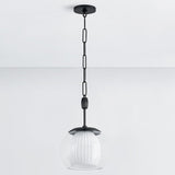 Clementon Pendant Light Distressed Bronze By Hudson Valley Side View