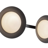Cleo Vanity Light Black Opal Glass Kuzco - Detailed View