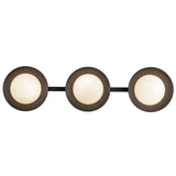 Cleo Vanity Light Black Opal Glass Kuzco