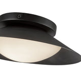 Cleo Wall Sconce Black Opal Glass By Kuzco - Detailed View