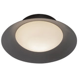 Cleo Wall Sconce Black Opal Glass By Kuzco - Front View