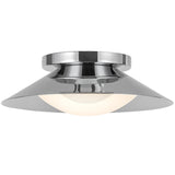 Cleo Wall Sconce Chrome Opal Glass By Kuzco - Side View1