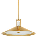 Clermont Pendant Aged Brass Medium By Hudson Valley