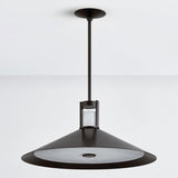 Clermont Pendant Distressed Bronze Medium By Hudson Valley Side View