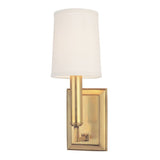 Clinton Wall Sconce - 1-Light - Aged Brass by Hudson Valley