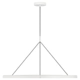 Cloak Round Chandelier Large Matte White By Visual Comfort Main View 2