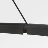 Cloak Round Chandelier Medium Nightshade Black By Visual Comfort Detailed View 2