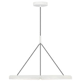 Cloak Round Chandelier Small Matte White By Visual Comfort Main View 2