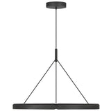 Cloak Round Chandelier Small Nightshade Black By Visual Comfort Main View 2