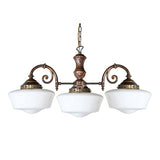 Clones Chandelier - Antique Brass