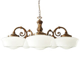 Clones Chandelier - Antique Brass