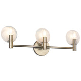 Cloudburst Vanity Light 3 Lights By Matteo - Side View2