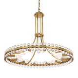 Clover Chandelier 28.75" Aged Brass