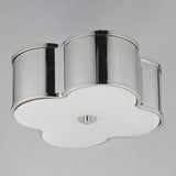 Clover Flush Mount Polished Nickel by Maxim Lighting