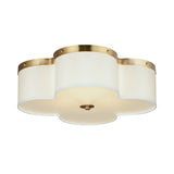 Clover Flush Mount Satin Brass by Maxim Lighting