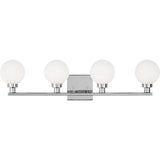 Clybourn Vanity Light — 30 1/8", Chrome