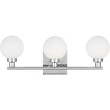 Clybourn Vanity Light — 21 5/8", Chrome