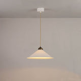 Cobb Pendant Natural White And Antique Brass Large By Original BTC With LED