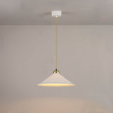 Cobb Pendant Natural White And Satin Brass Large By Original BTC With LED