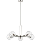Codyn Chandelier — 34", Brushed Nickel