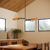 Colby Linear Pendant Light By Alora - Lifestyle View