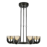 Colette Chandelier Medium Urban By Alora Front View