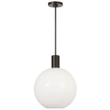 Colewood Pendant Light Medium Midnight Black By Visual Comfort Studio - Front View