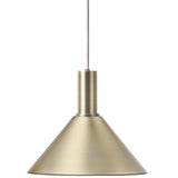 Collect Lighting Cone Pendant Brass Low Socket By Ferm Living
