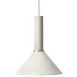 Collect Lighting Cone Pendant Light Grey High Socket By Ferm Living