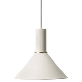 Collect Lighting Cone Pendant Light Grey Low Socket By Ferm Living