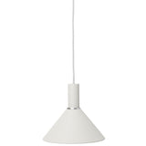 Collect Lighting Cone Pendant White Low Socket By Ferm Living