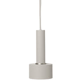 Collect Lighting Disc Pendant Light Grey High Socket By Ferm Living