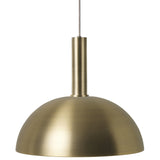 Collect Lighting Dome Pendant Brass High Socket By Ferm Living