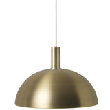 Collect Lighting Dome Pendant Brass Low Socket By Ferm Living