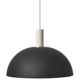 Collect Lighting Dome Pendant Light Grey Black Low Socket By Ferm Living