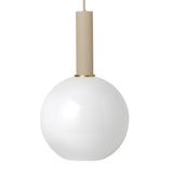 Collect Lighting Opal Sphere Pendant Cashmere High By Ferm Living
