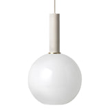 Collect Lighting Opal Sphere Pendant Light Grey High By Ferm Living