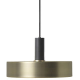 Collect Lighting Record Pendant Black Brass Low Socket By Ferm Living