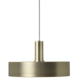 Collect Lighting Record Pendant Brass Brass Low Socket By Ferm Living - Front View