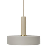 Collect Lighting Record Pendant Cashmere Light Grey High Socket By Ferm Living