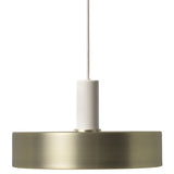 Collect Lighting Record Pendant Light Grey Brass Low Socket By Ferm Living