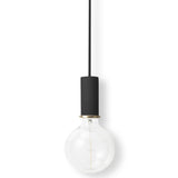 Collect Lighting Socket Pendant Black Brass Low Socket By Ferm Living