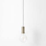 Collect Lighting Socket Pendant Brass Low Socket By Ferm Living - Lifestyle View