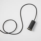 Collect Lighting Socket Pendant Black Brass Low Socket By Ferm Living - Detailed View