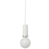Collect Lighting Socket Pendant White Brass Low Socket By Ferm Living