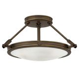 Collier Medium Semi-Flush Mount - Light Oiled Bronze - by Hinkley
