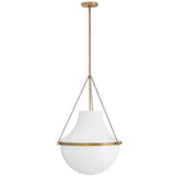 Collins Pendant Large Heritage Brass By Hinkley - Side View1