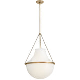 Collins Pendant Large Heritage Brass By Hinkley - Side View2