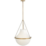 Collins Pendant Large Heritage Brass By Hinkley - Side View3