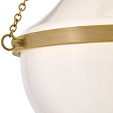 Collins Semi Flush Mount Small Heritage Brass By Hinkley - Detailed View2